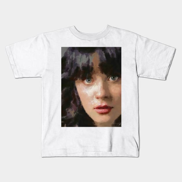 Zooey Kids T-Shirt by bogfl